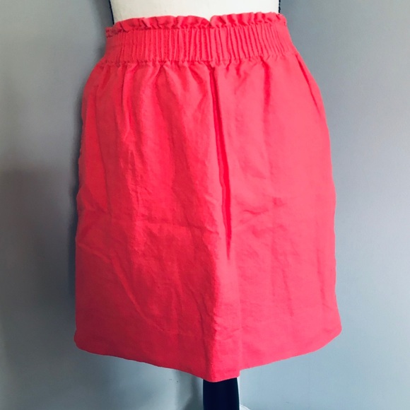J. Crew Dresses & Skirts - J Crew salmon colored elastic waist size 0 skirt